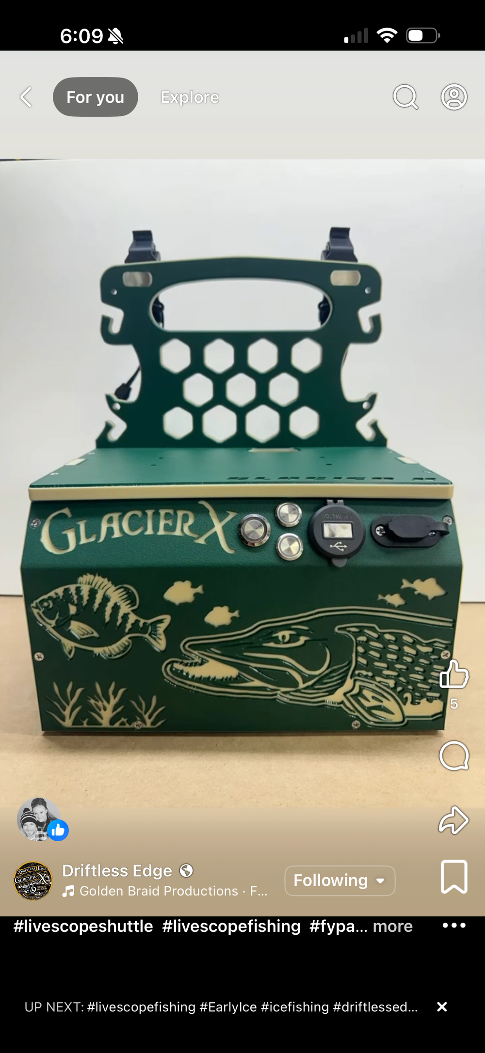 Glacier X "Pike Snack" Shuttle